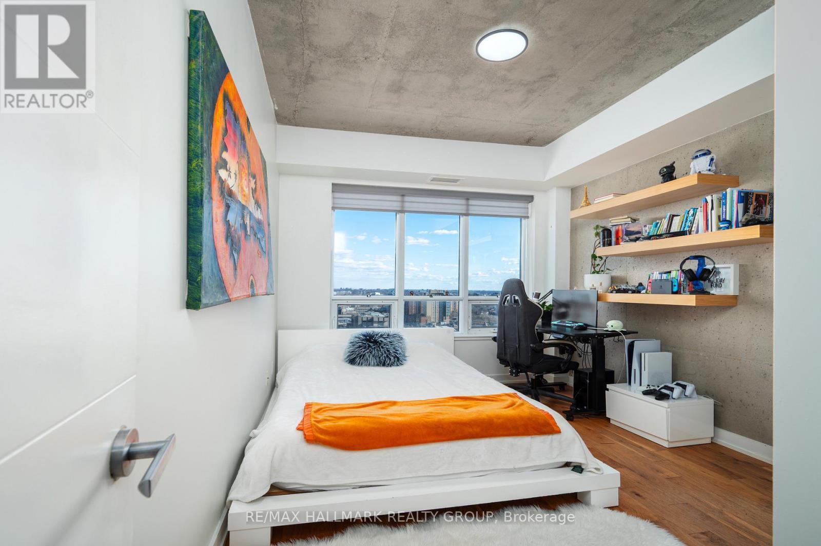 2701 - 195 Besserer Street, Ottawa, ON - Indoor Photo Showing Bedroom