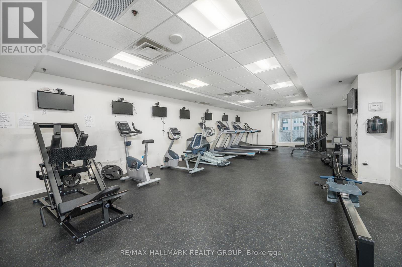 2701 - 195 Besserer Street, Ottawa, ON - Indoor Photo Showing Gym Room