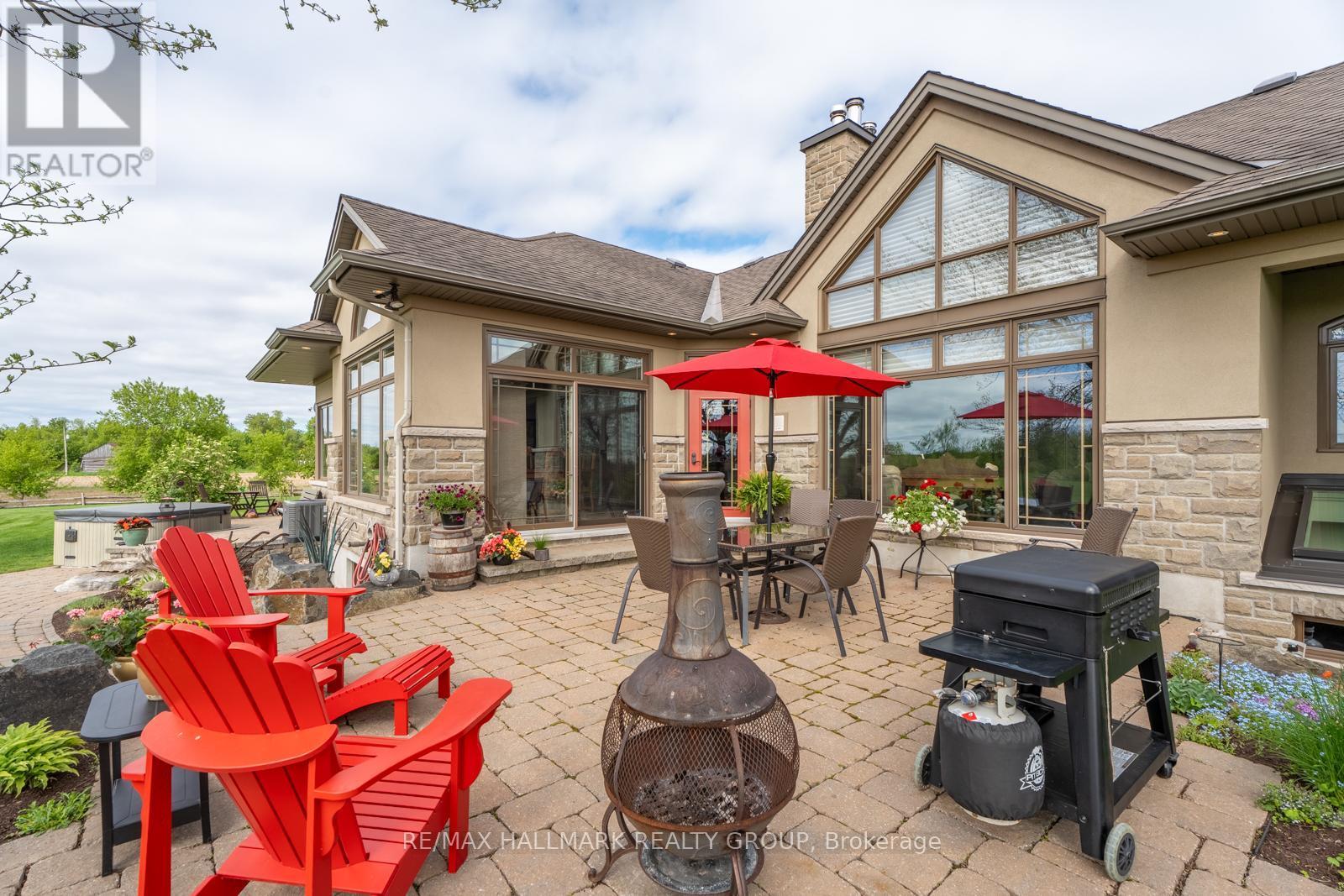 Beautiful Patio in the Backyard - 6980 Mansfield Road, Ottawa, ON - Outdoor With Deck Patio Veranda