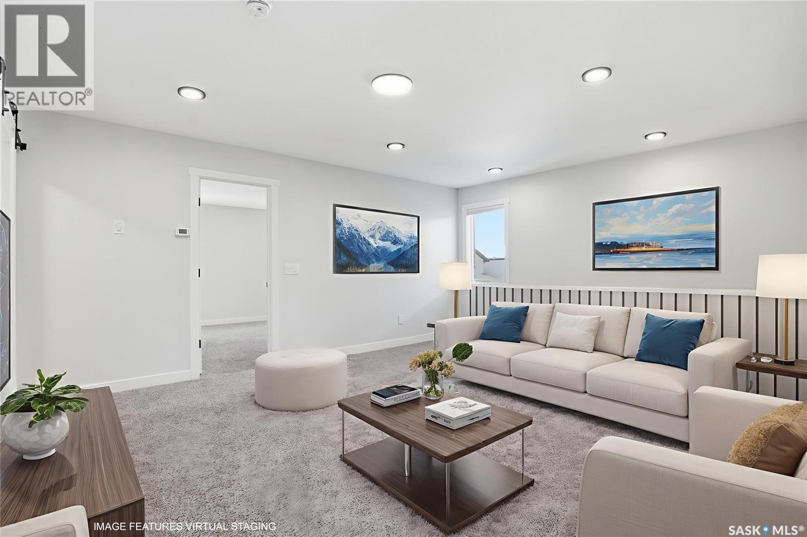 134 Chelsom Bend, Saskatoon, SK - Indoor Photo Showing Living Room