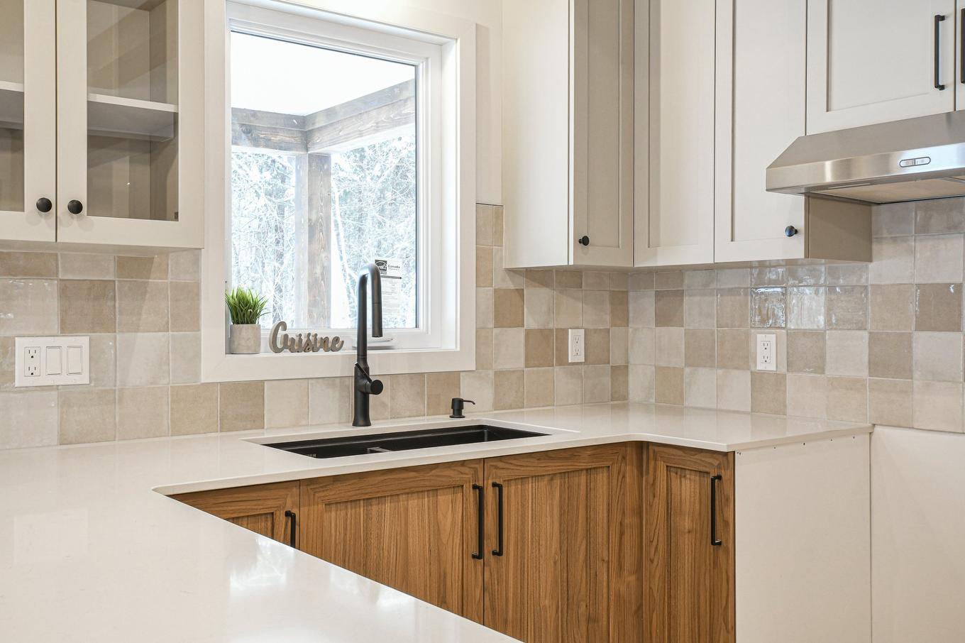 Cuisine - 34 Mtée Manory, Sainte-Marguerite-Du-Lac-Masson, QC - Indoor Photo Showing Kitchen With Double Sink