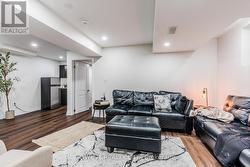 Basement living area -