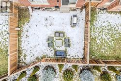 birds eye view of rear yard -