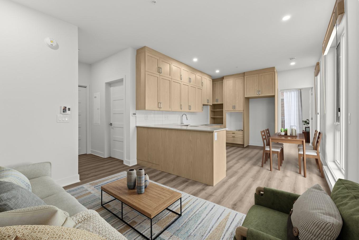 Living room - 208-3328 Rue Masson, Montréal (Rosemont/La Petite-Patrie), QC - Indoor Photo Showing Other Room