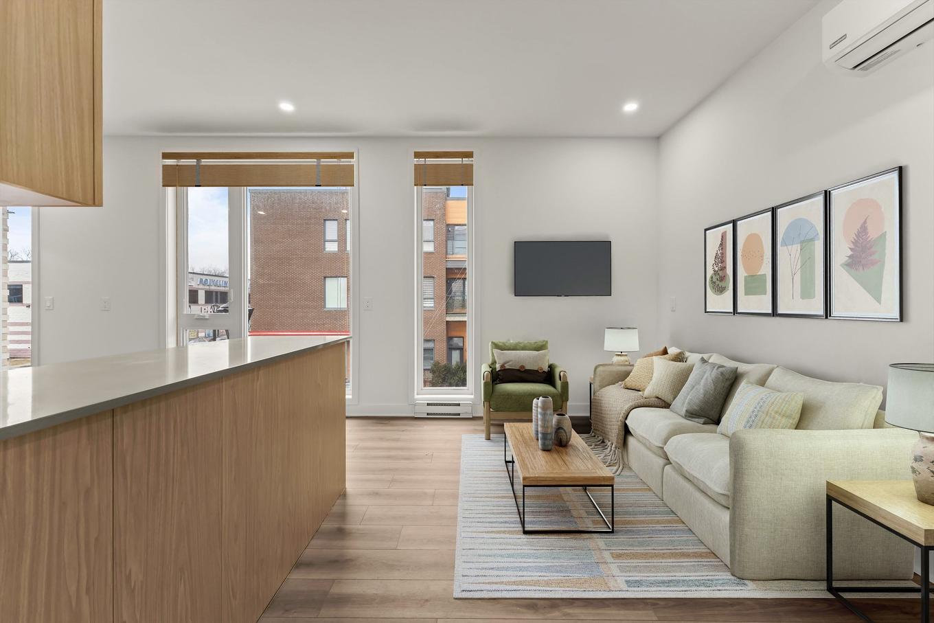 Living room - 208-3328 Rue Masson, Montréal (Rosemont/La Petite-Patrie), QC - Indoor