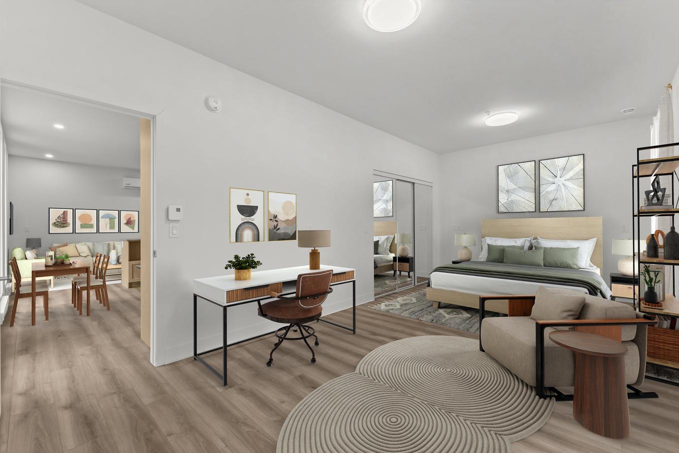 Primary bedroom - 208-3328 Rue Masson, Montréal (Rosemont/La Petite-Patrie), QC - Indoor