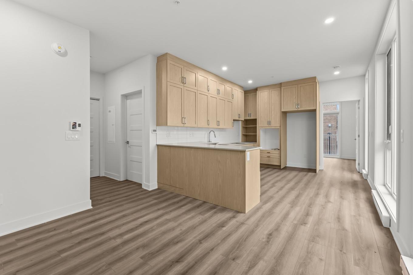 Living room - 208-3328 Rue Masson, Montréal (Rosemont/La Petite-Patrie), QC - Indoor Photo Showing Kitchen