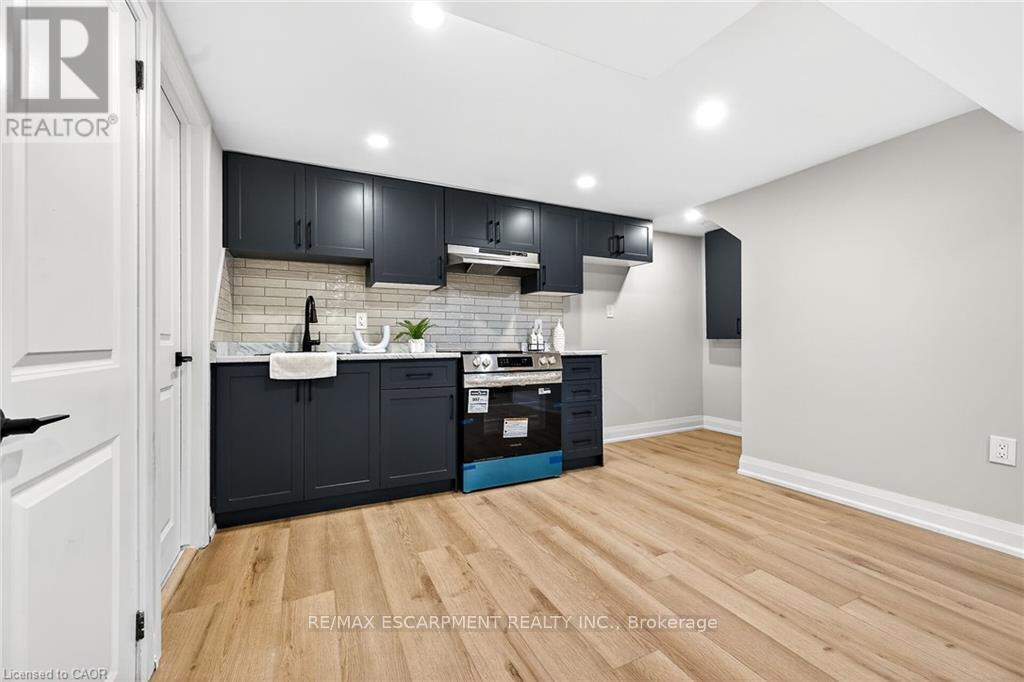 156 Walter Avenue N, Hamilton, ON - Indoor Photo Showing Kitchen With Upgraded Kitchen