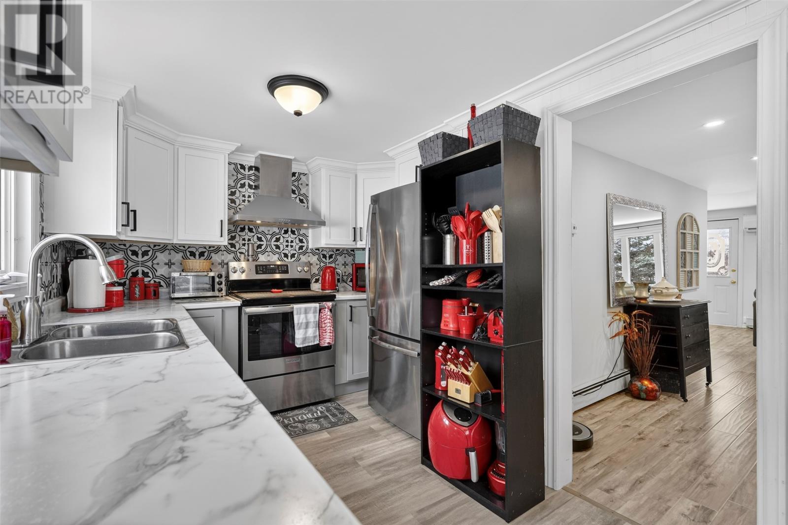 85 First Colony Drive, Cupids, NL - Indoor Photo Showing Kitchen With Double Sink