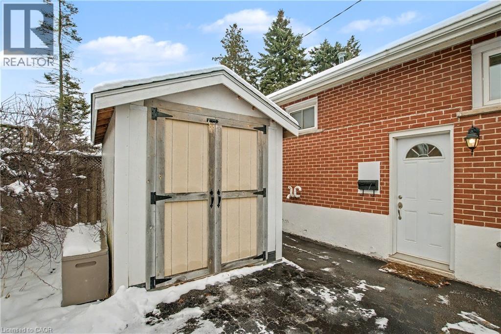side entrance which leads directly to lower level - 11 Carwyn Crescent, Hamilton, ON - Outdoor With Exterior