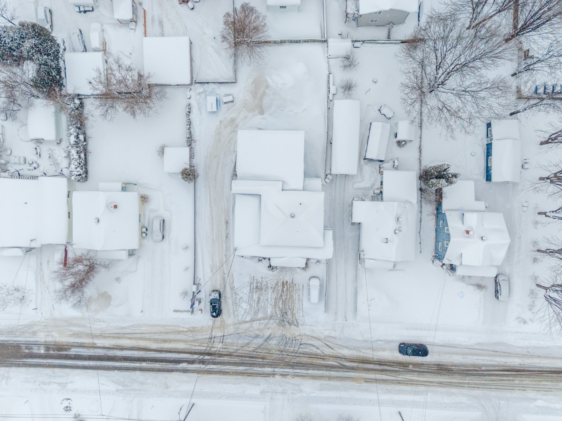 Photo aérienne - 424 Rue Laurier, Val-Des-Sources, QC - With View