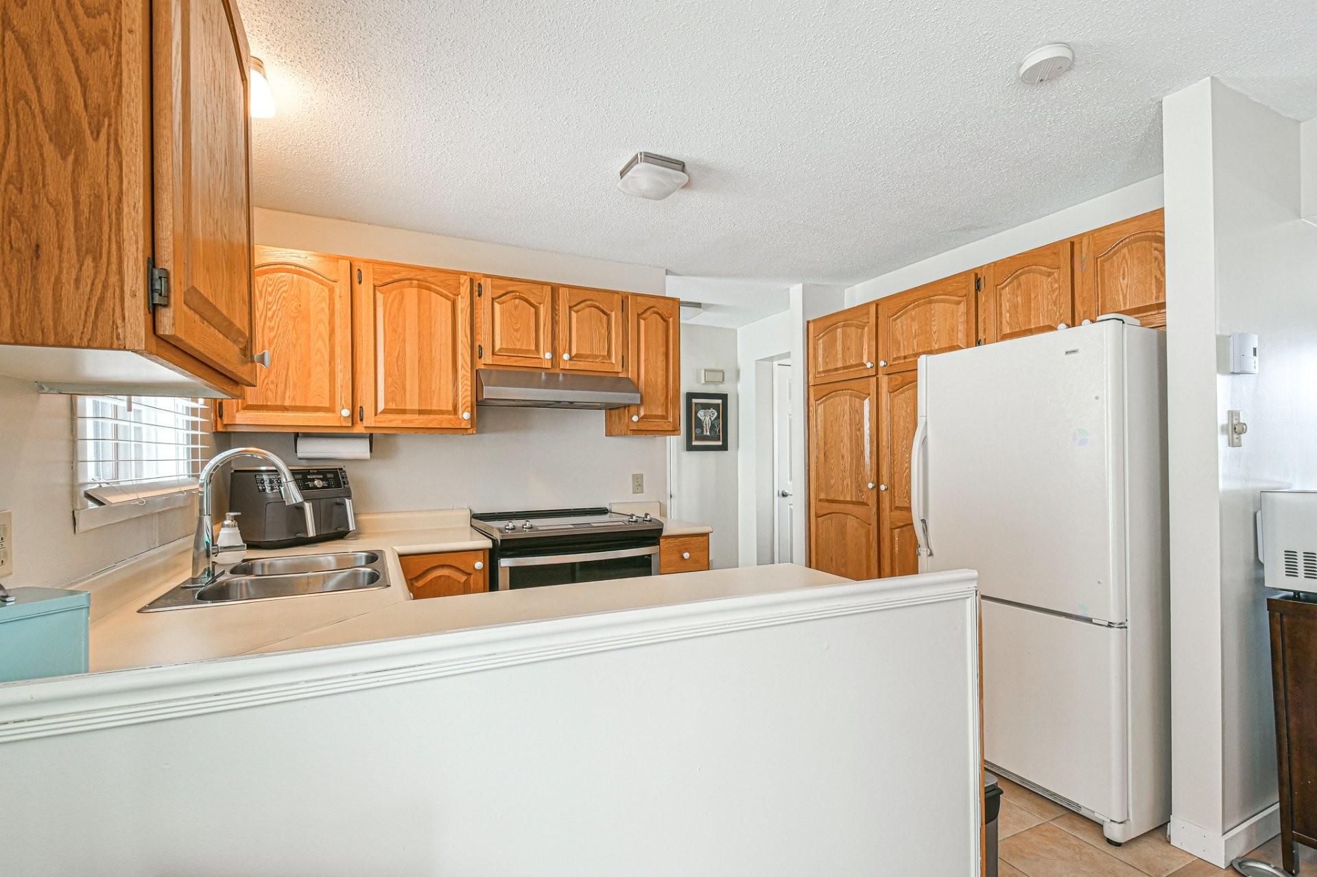 Kitchen - 15-255 Rue Séraphin, Sainte-Adèle, QC - Indoor Photo Showing Kitchen With Double Sink