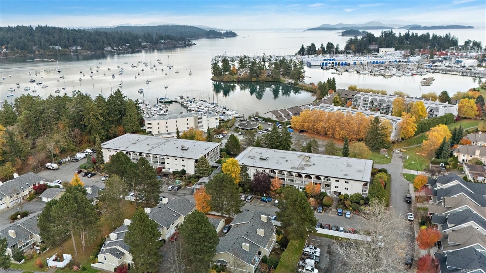 206-2050 White Birch Rd, Sidney, BC - Outdoor With Body Of Water With View