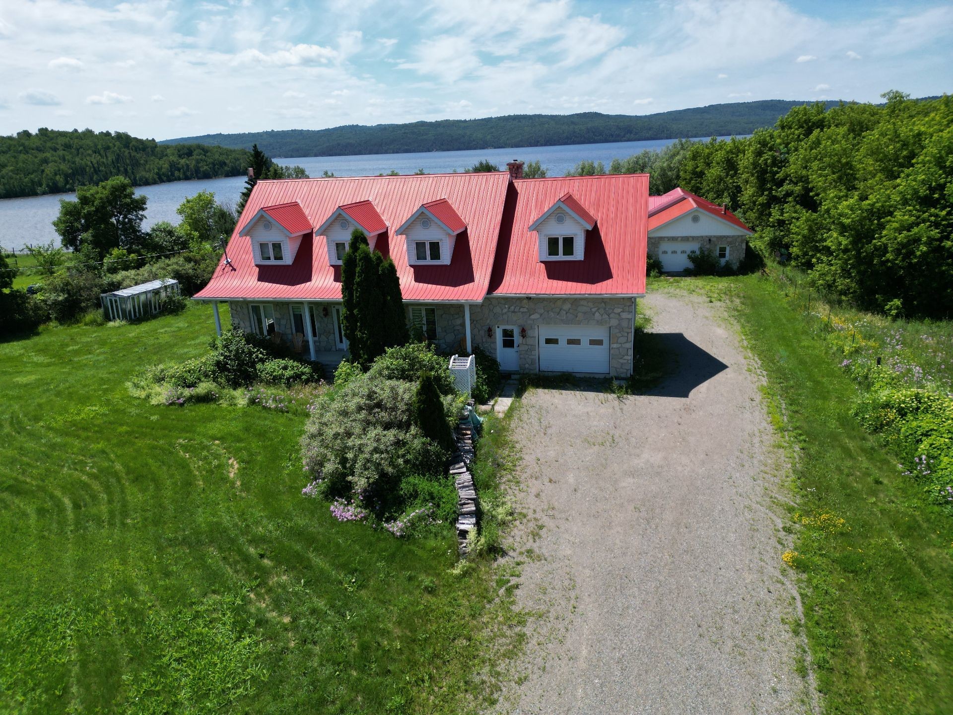 Aerial View - 1269 2E Rang N., Saint-Édouard-De-Fabre, QC