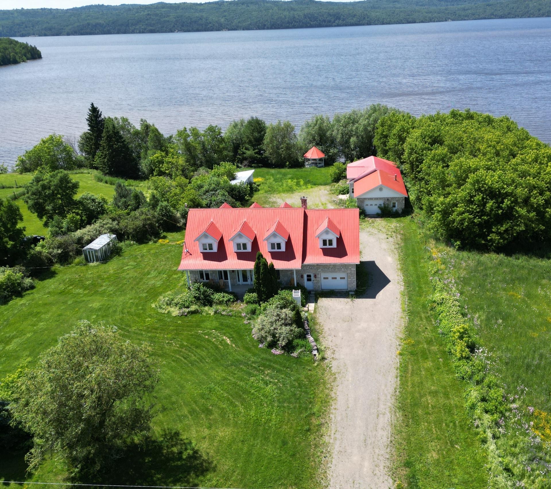 Aerial View - 1269 2E Rang N., Saint-Édouard-De-Fabre, QC
