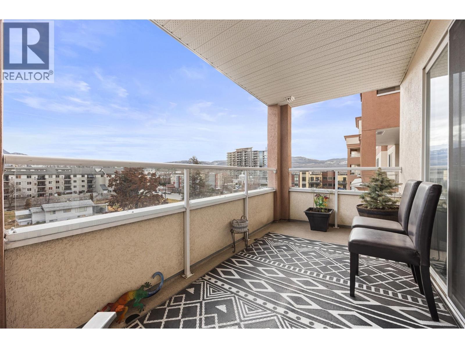 Patio 2 off Bedroom - 1895 Ambrosi Road Unit# 502, Kelowna, BC - Outdoor With Deck Patio Veranda With View With Exterior