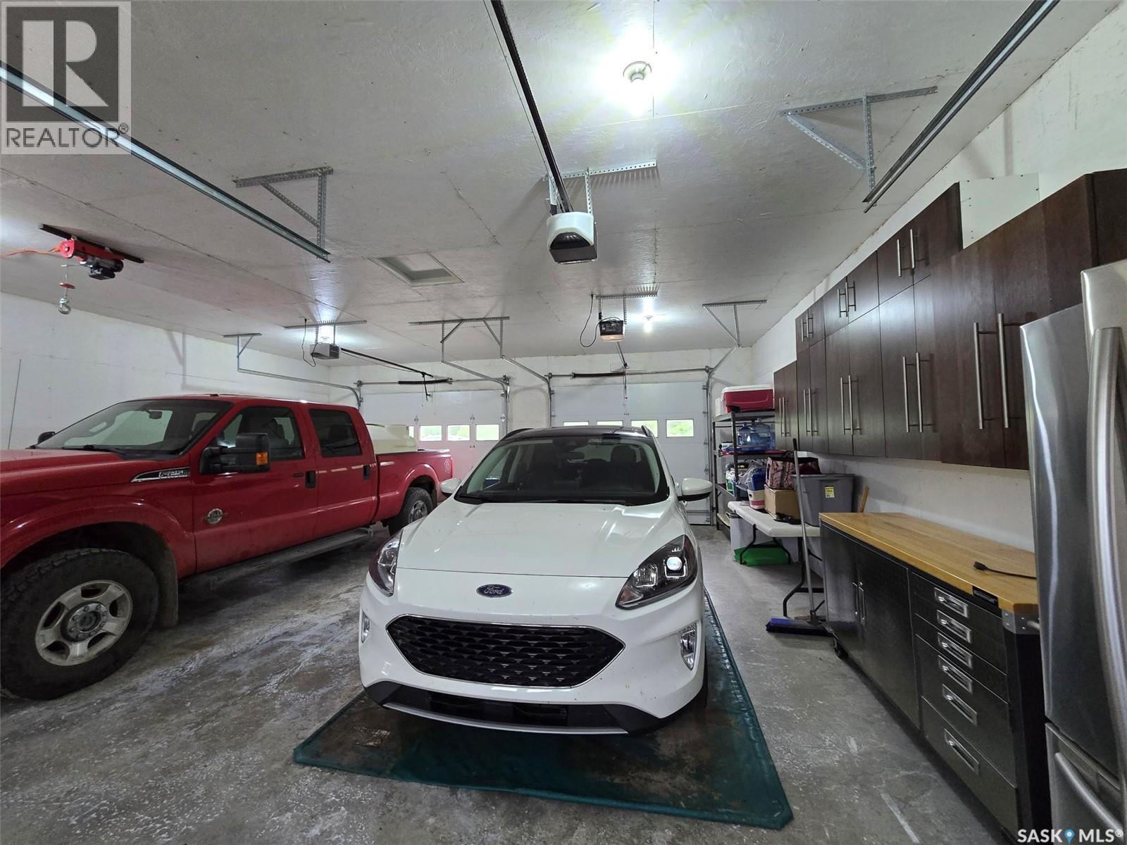 247 Moose Road, Crooked Lake, SK - Indoor Photo Showing Garage