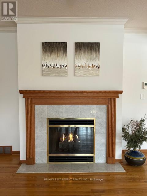 1411 Beaufort Drive, Burlington, ON - Indoor Photo Showing Living Room With Fireplace