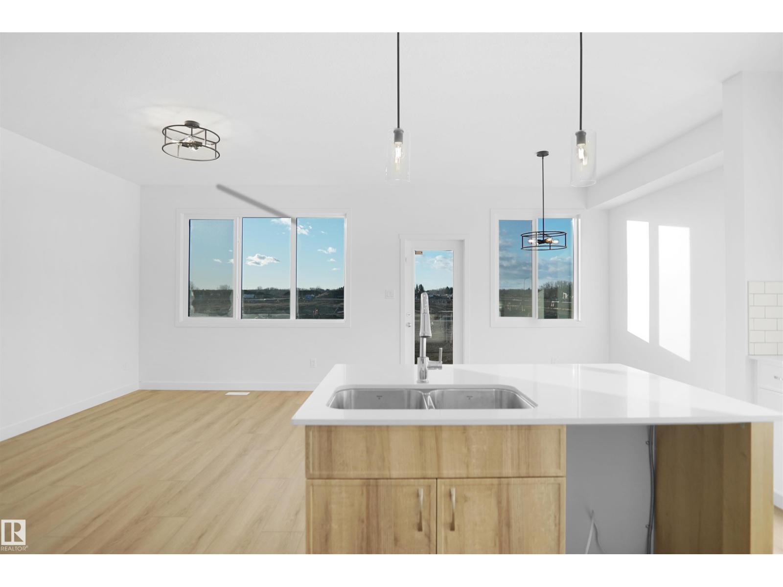 2120 210 St Nw, Edmonton, AB - Indoor Photo Showing Kitchen With Double Sink