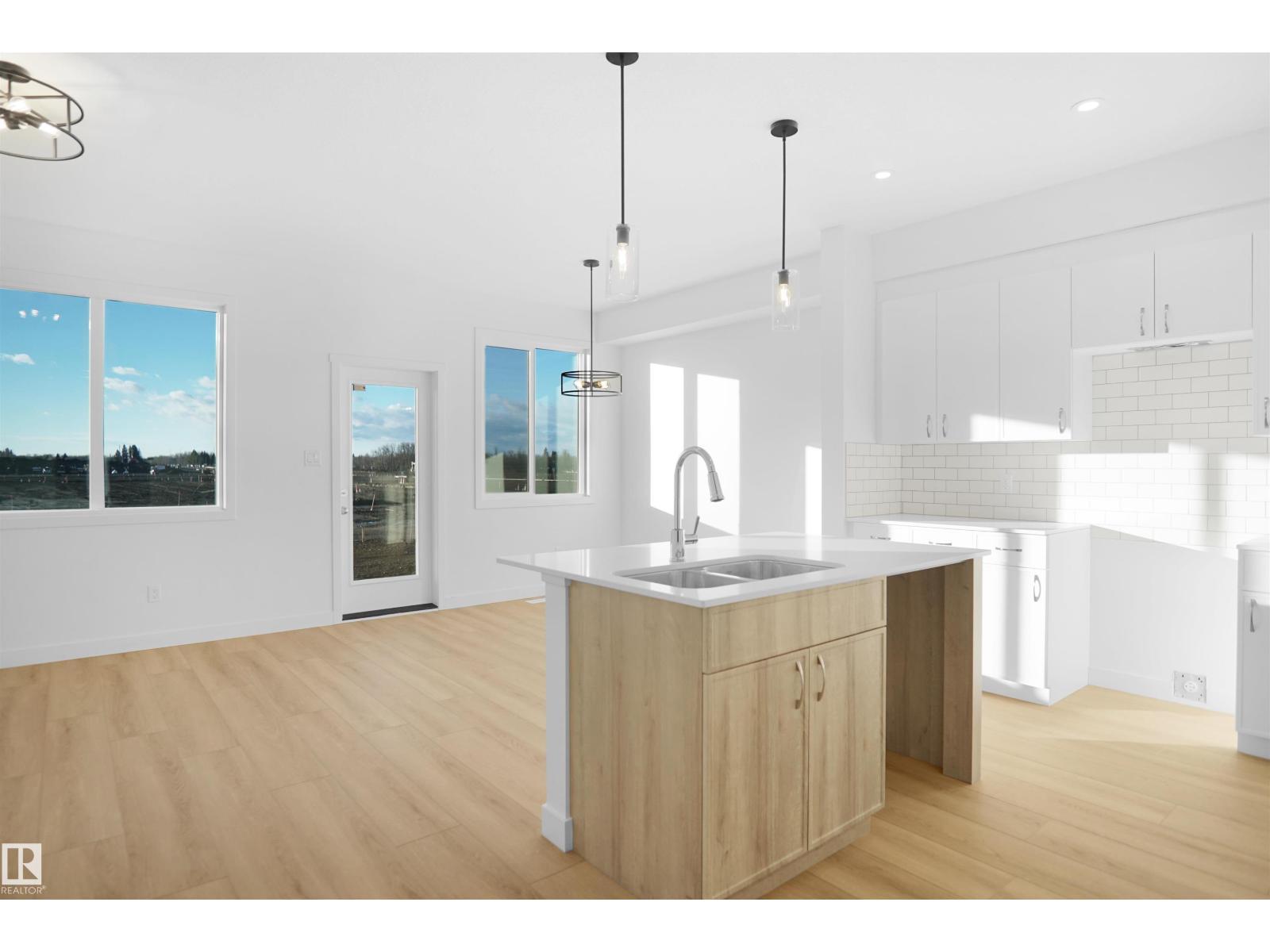 2120 210 St Nw, Edmonton, AB - Indoor Photo Showing Kitchen With Double Sink