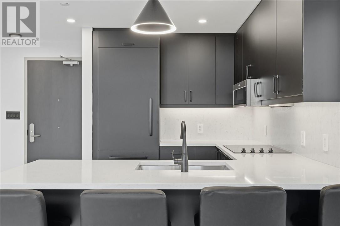 180 George Street Unit# Ph206, Ottawa, ON - Indoor Photo Showing Kitchen With Double Sink With Upgraded Kitchen