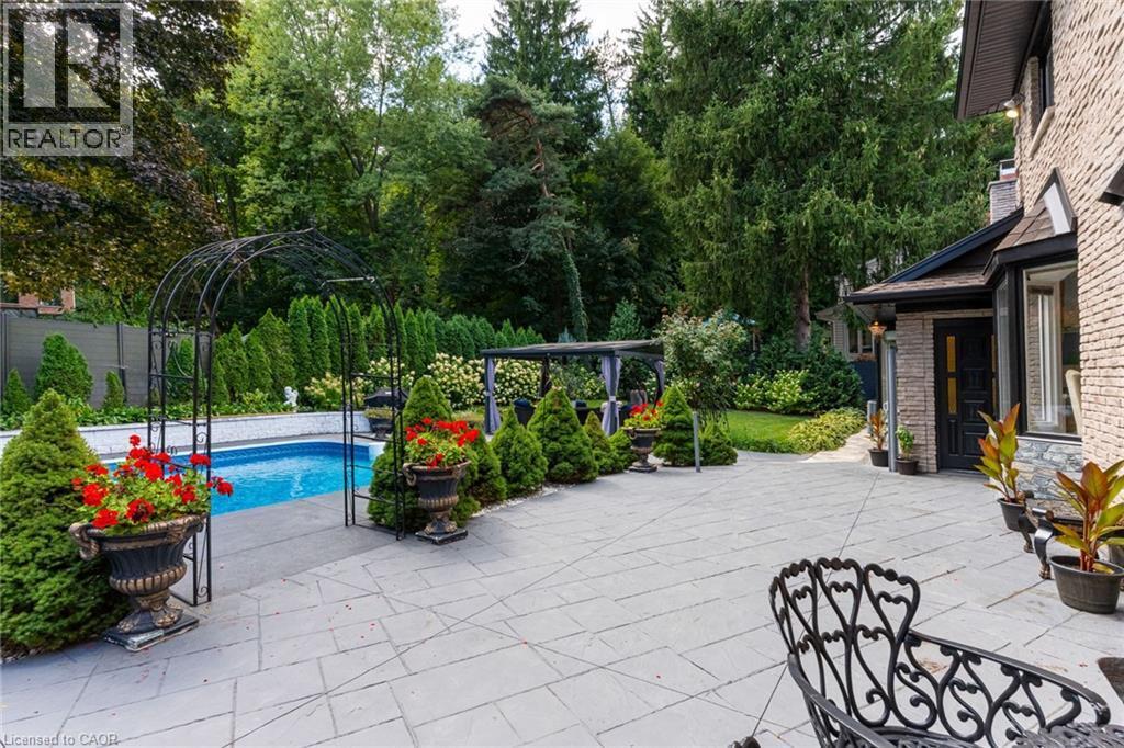 28 Stonegate Drive, Hamilton, ON - Outdoor With In Ground Pool With Deck Patio Veranda