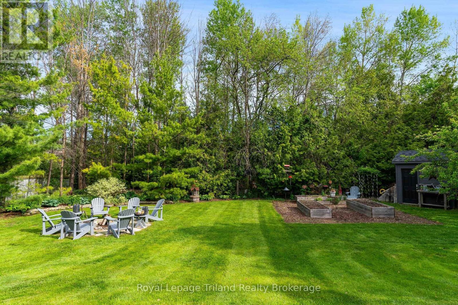 2 garden sheds in the private backyard - 19 Trails End, Collingwood, ON