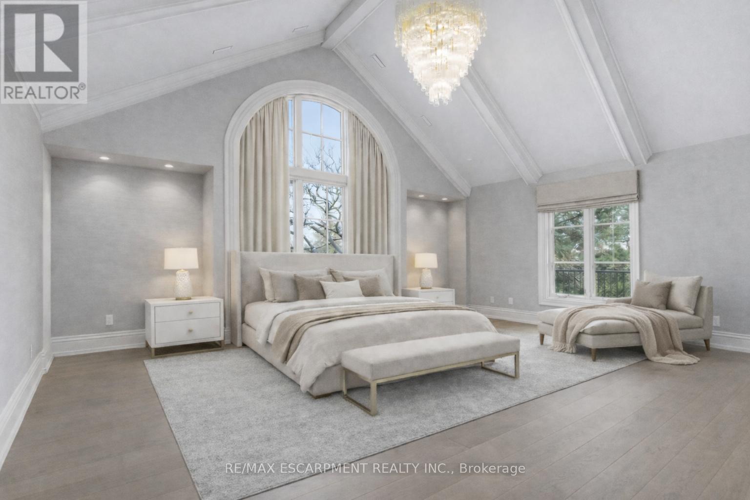 Virtually Staged - 3320 Guelph Line, Burlington, ON - Indoor Photo Showing Bedroom