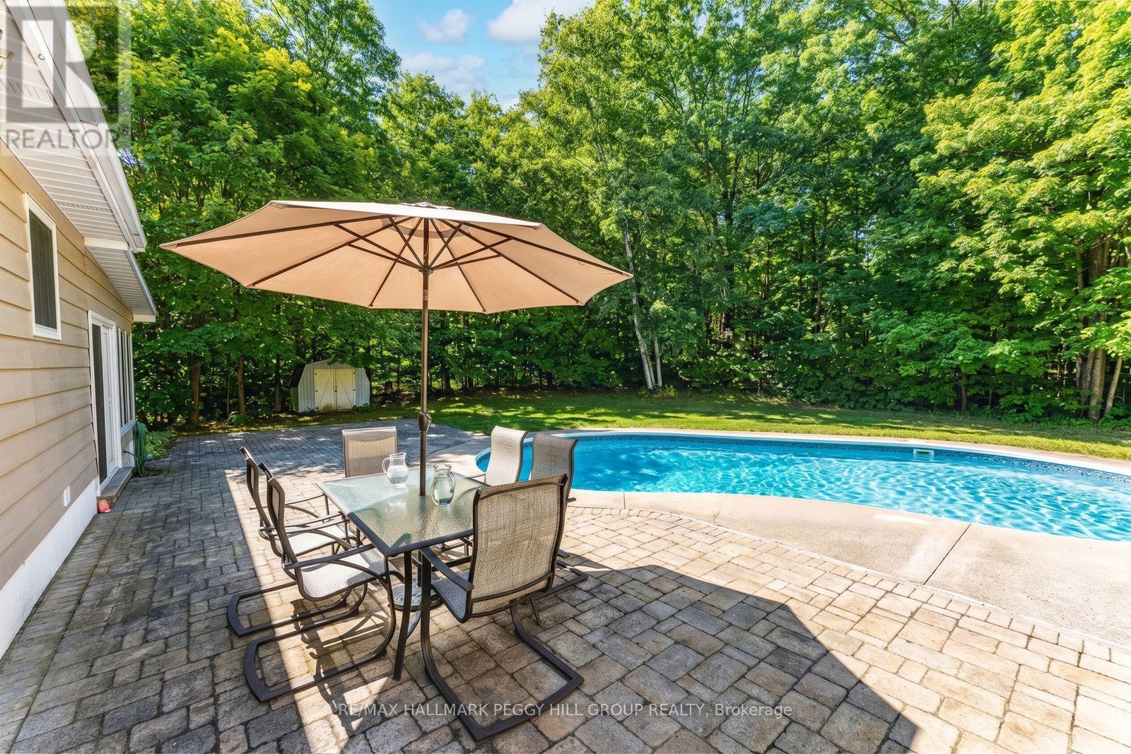 350 5 Concession W, Tiny, ON - Outdoor With In Ground Pool With Deck Patio Veranda