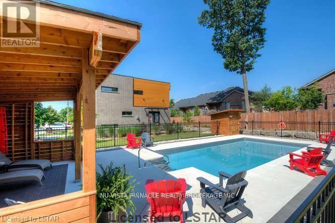 Pool Summer Photo - 16 - 433 Hyde Park Road, London North (North P), ON - Outdoor With In Ground Pool With Deck Patio Veranda