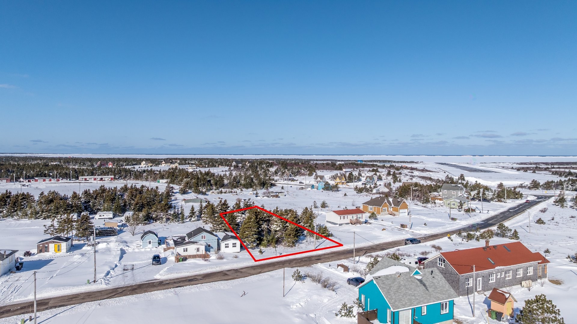Aerial View - Ch. Boudreau, Les Îles-De-La-Madeleine, QC