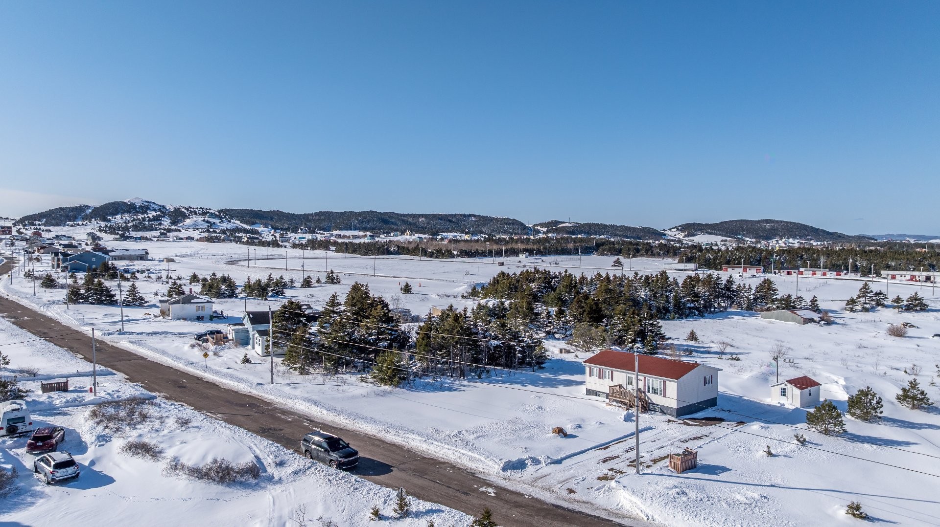 Aerial View - Ch. Boudreau, Les Îles-De-La-Madeleine, QC
