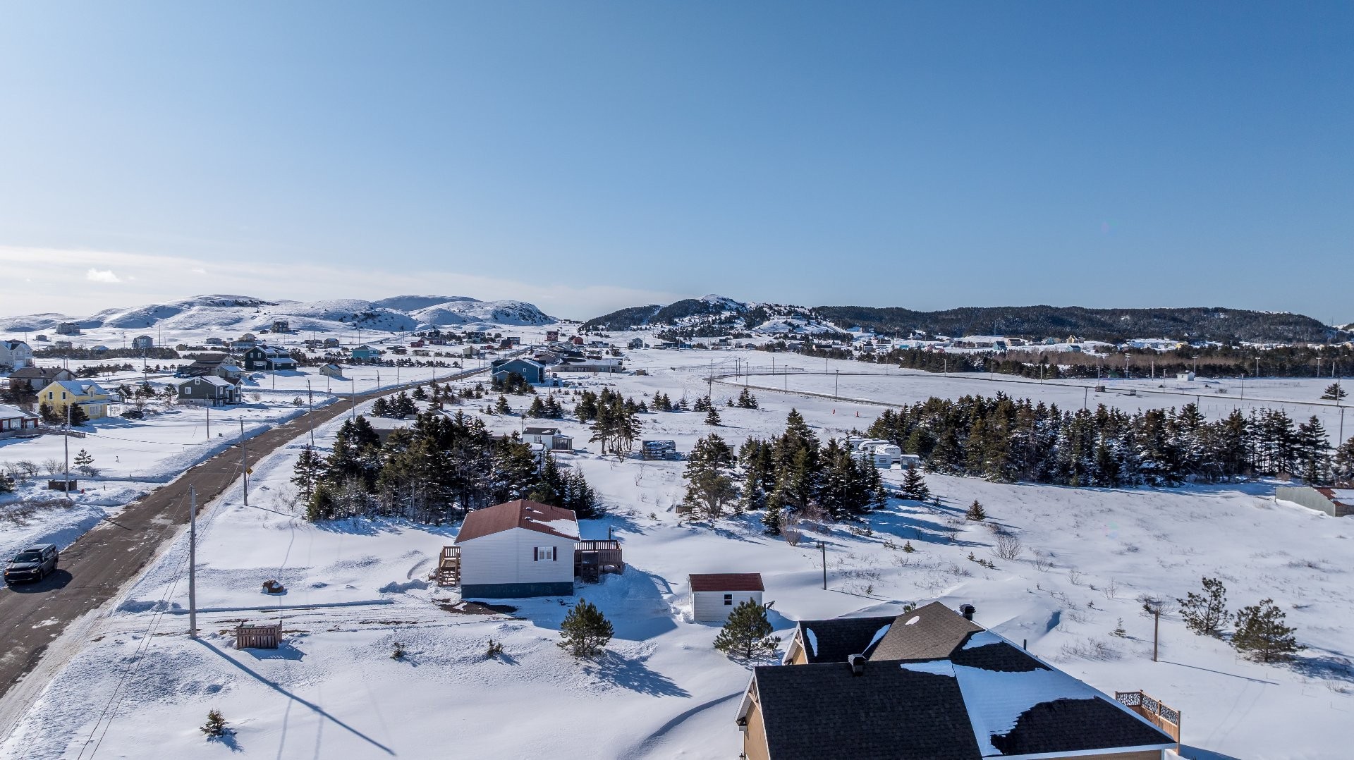 Aerial View - Ch. Boudreau, Les Îles-De-La-Madeleine, QC