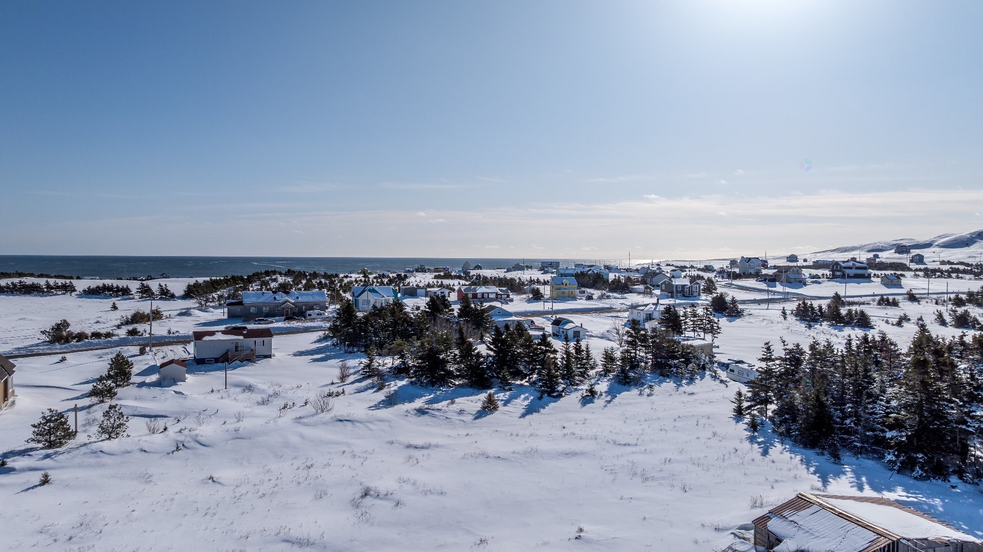 Aerial View - Ch. Boudreau, Les Îles-De-La-Madeleine, QC