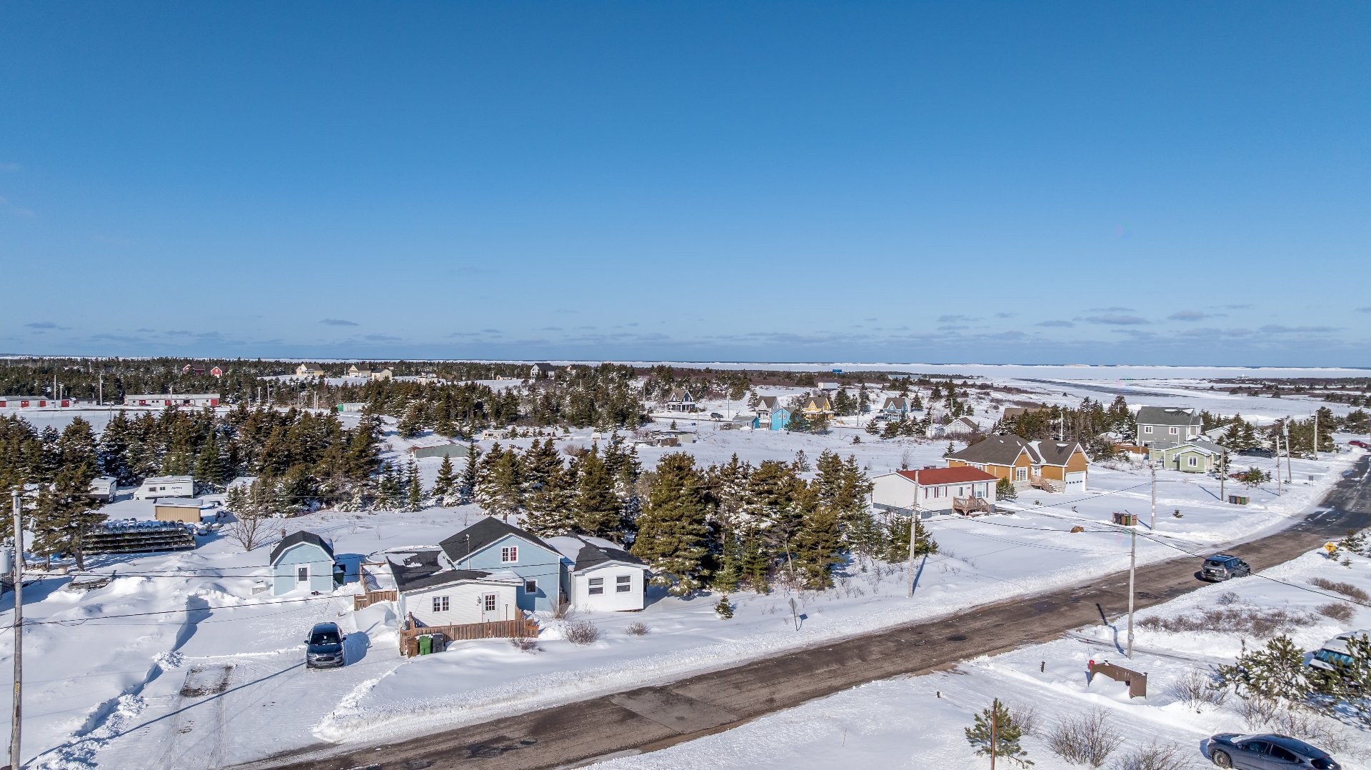 Aerial View - Ch. Boudreau, Les Îles-De-La-Madeleine, QC