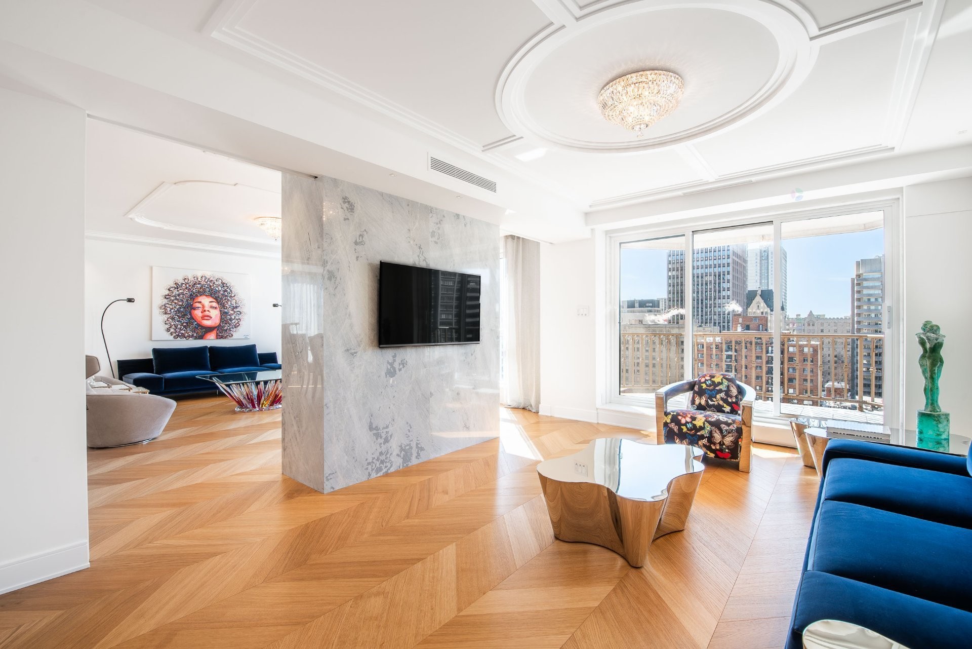 Boudoir - 15-A-3430 Rue Peel, Montréal (Ville-Marie), QC - Indoor Photo Showing Living Room