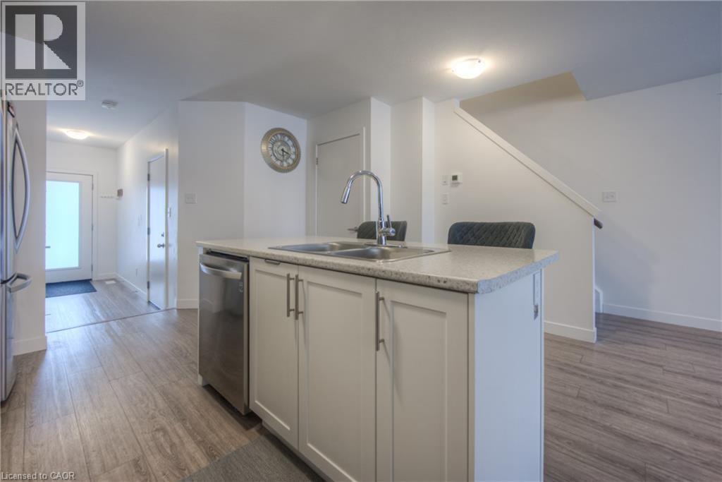 91 Pony Way, Kitchener, ON - Indoor Photo Showing Kitchen With Double Sink
