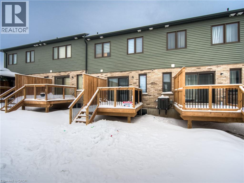 91 Pony Way, Kitchener, ON - Outdoor With Deck Patio Veranda With Exterior