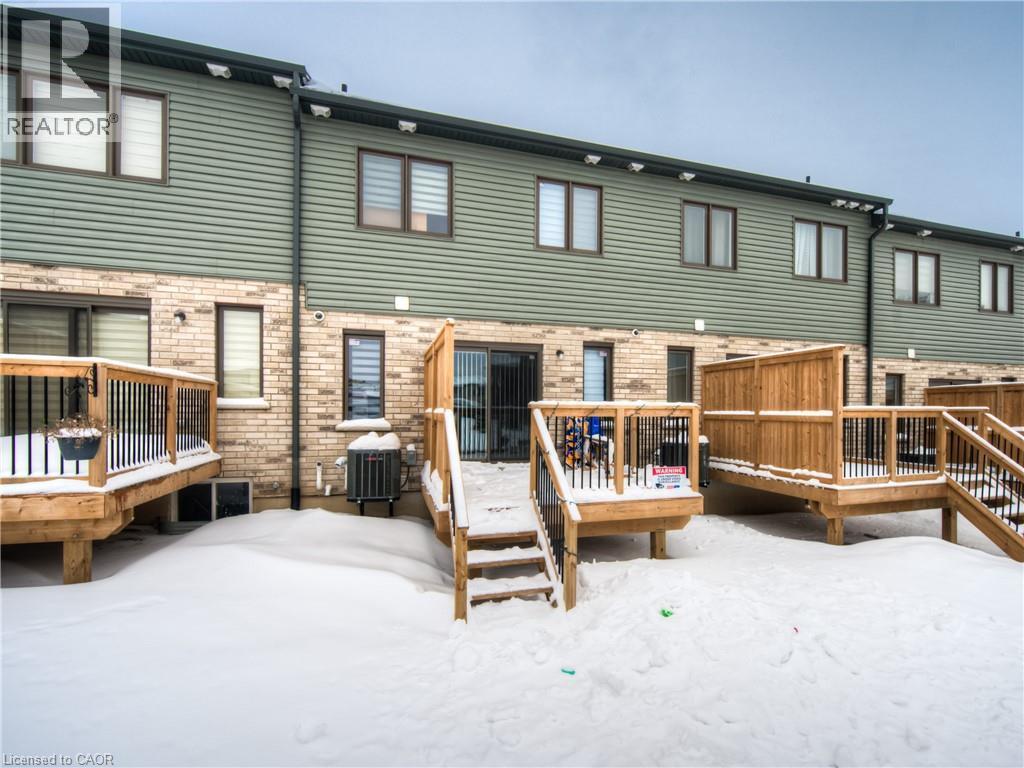 91 Pony Way, Kitchener, ON - Outdoor With Deck Patio Veranda With Exterior