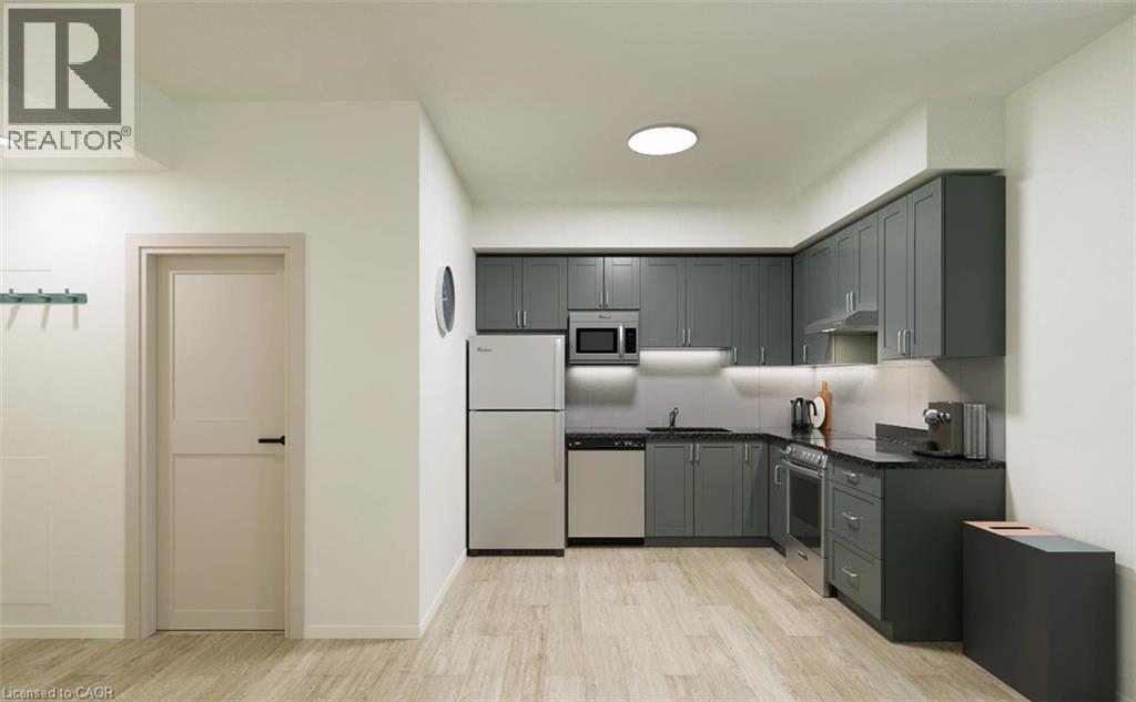 20 University Avenue E Unit# 702, Waterloo, ON - Indoor Photo Showing Kitchen