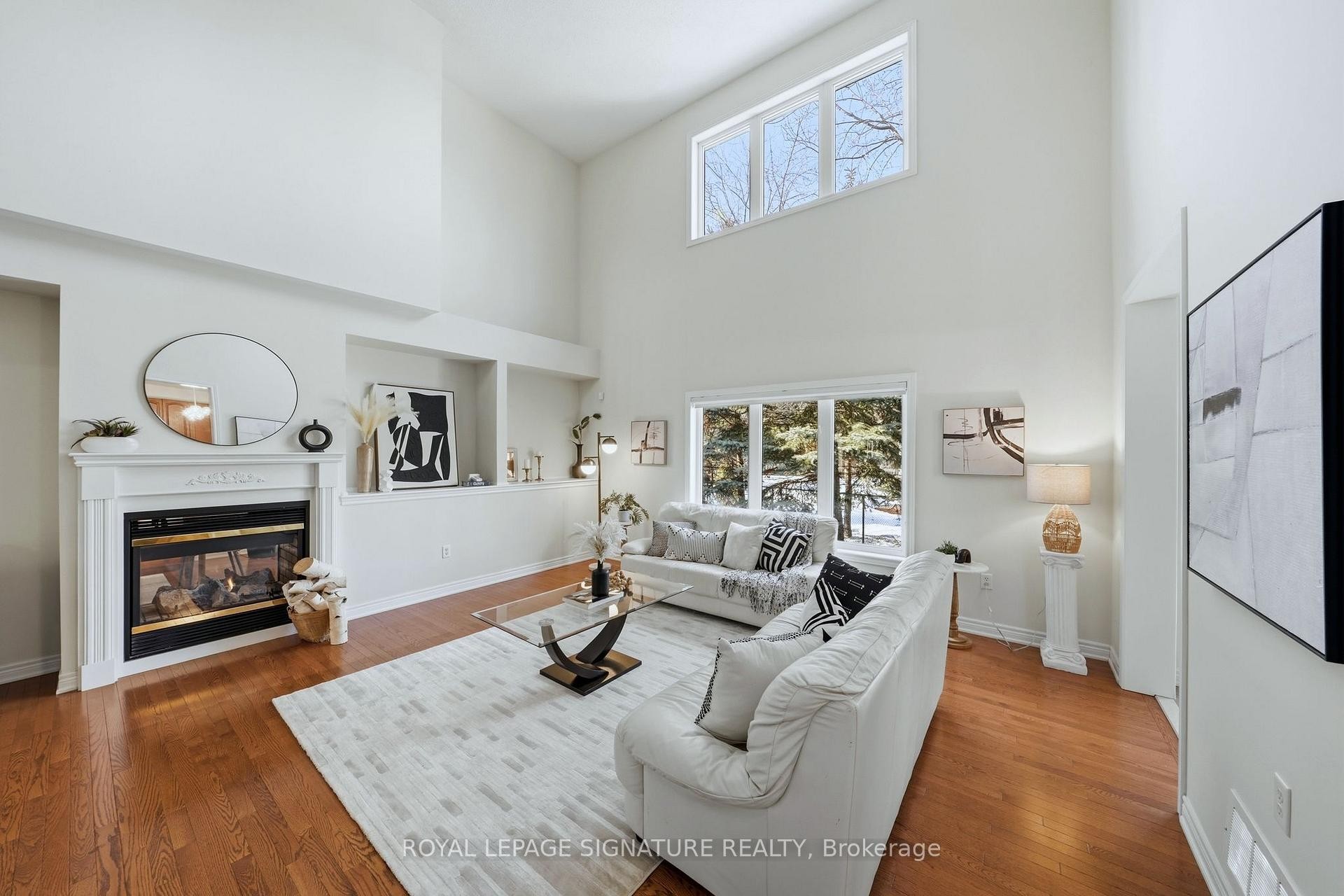 192 Williamson Drive E, Ajax, ON - Indoor Photo Showing Living Room With Fireplace