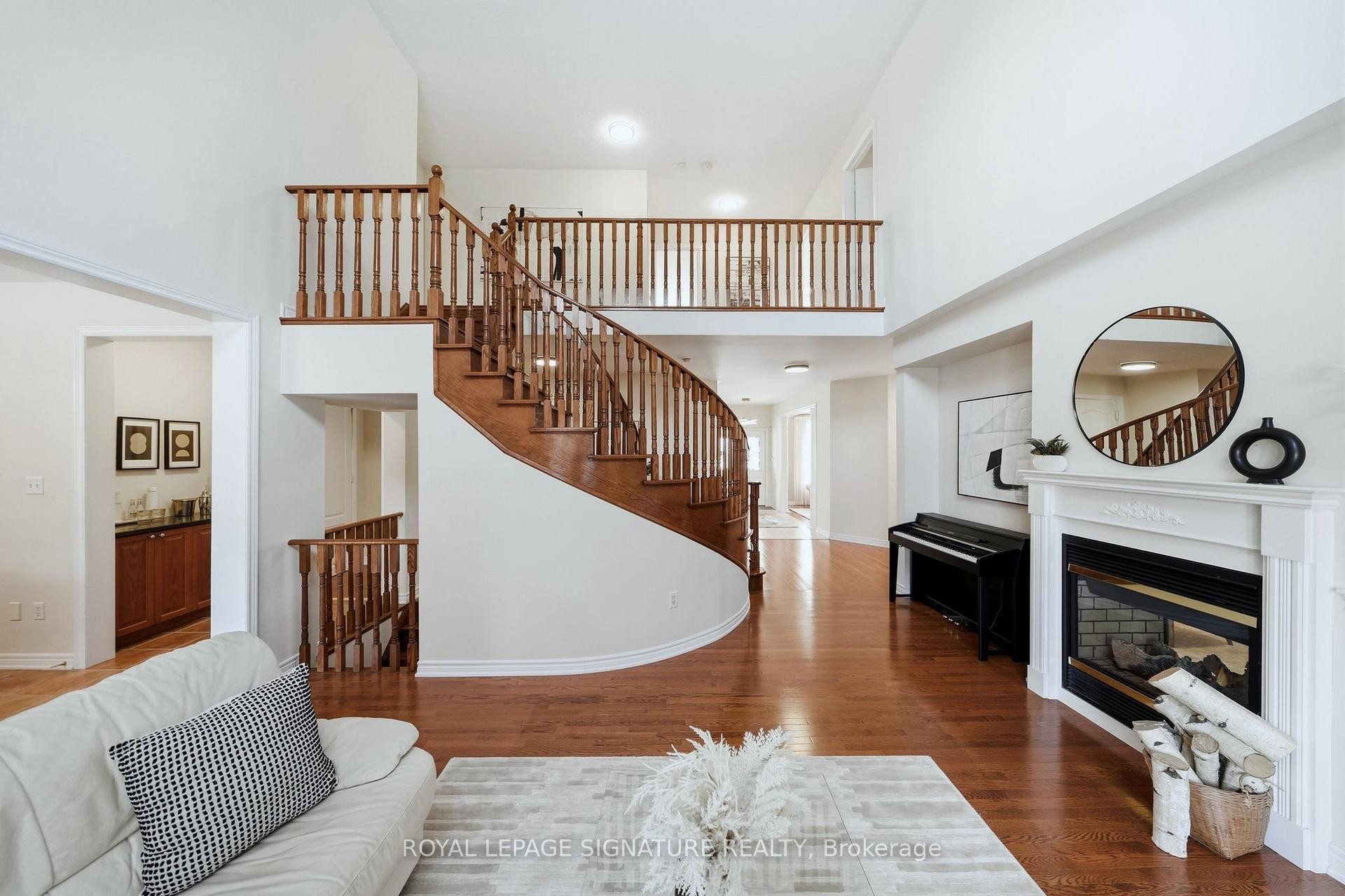 192 Williamson Drive E, Ajax, ON - Indoor Photo Showing Living Room With Fireplace