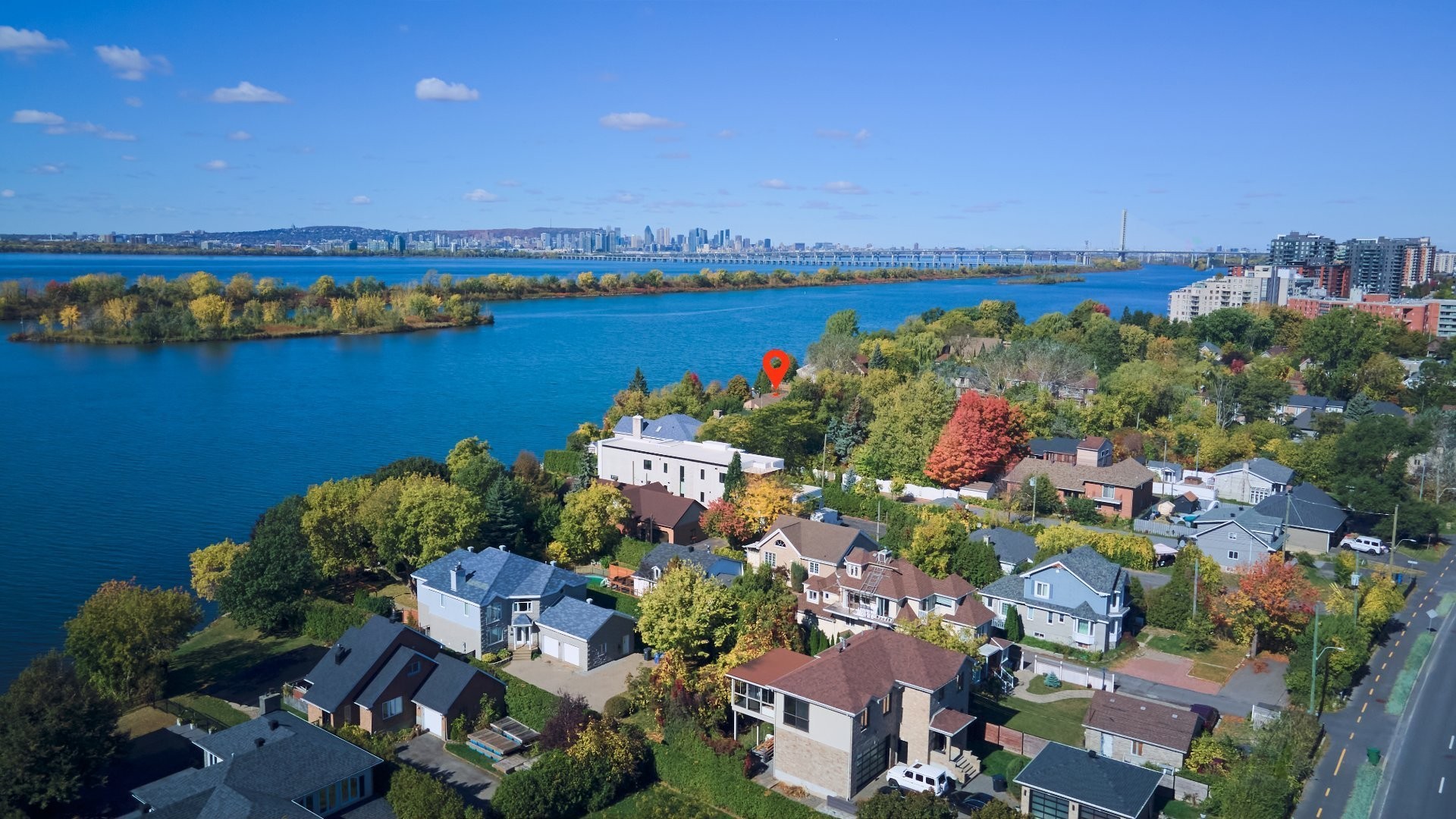 Photo aérienne - 8940 Boul. Marie-Victorin, Brossard, QC - Outdoor With Body Of Water With View