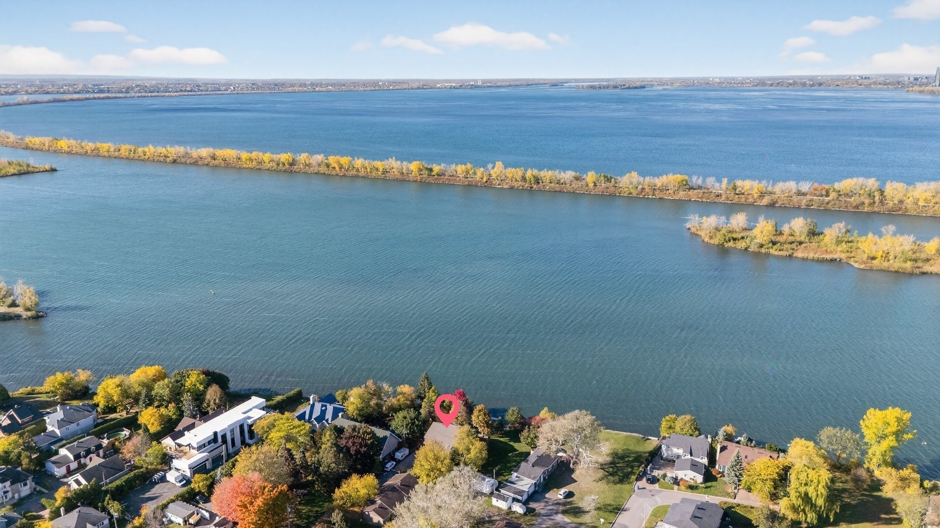 Photo aérienne - 8940 Boul. Marie-Victorin, Brossard, QC - Outdoor With Body Of Water With View