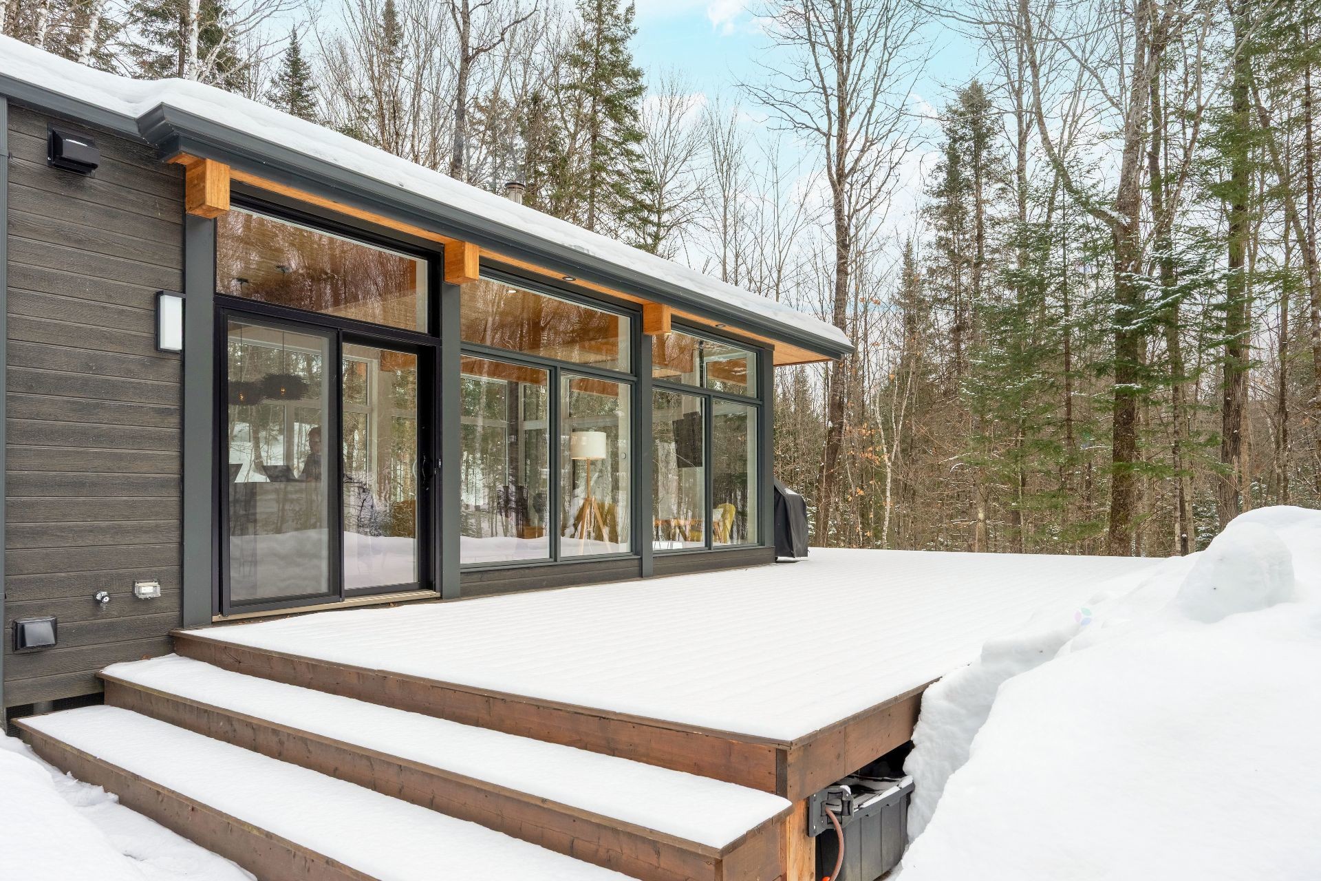 Balcony - 15 Ch. Des Épicuriens, La Conception, QC - Outdoor With Exterior