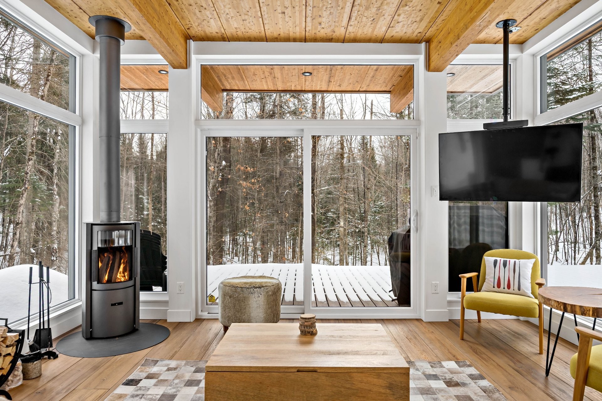 Living Room - 15 Ch. Des Épicuriens, La Conception, QC - Indoor