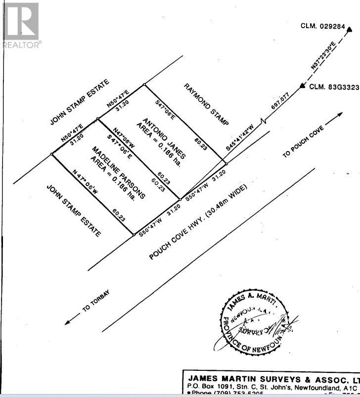 Plot Plans - 191 Pouch Cove Highway, Flatrock, NL