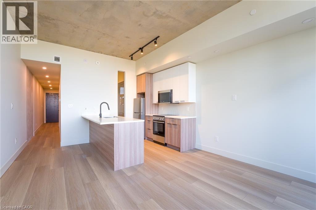 24 Augusta Street Unit# 607, Hamilton, ON - Indoor Photo Showing Kitchen