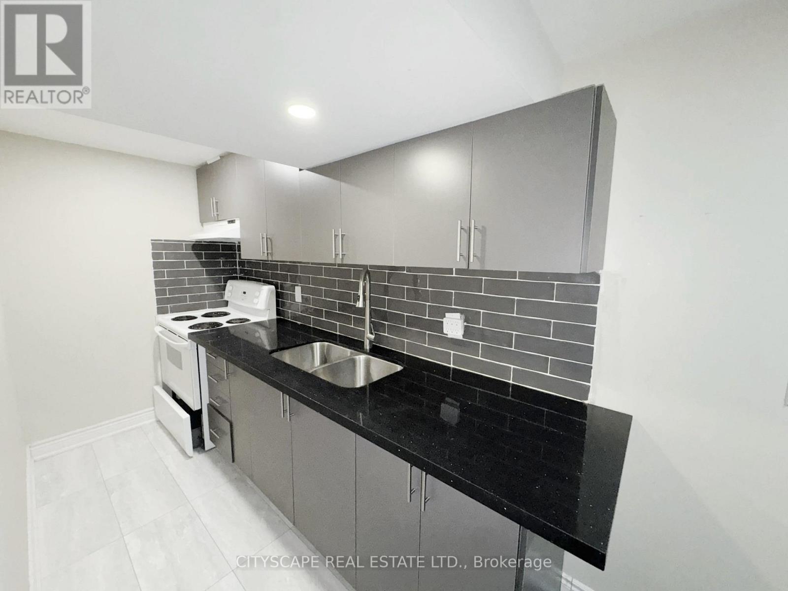Basement Kitchen - 3970 Arbourview Terrace, Mississauga, ON - Indoor Photo Showing Kitchen With Double Sink