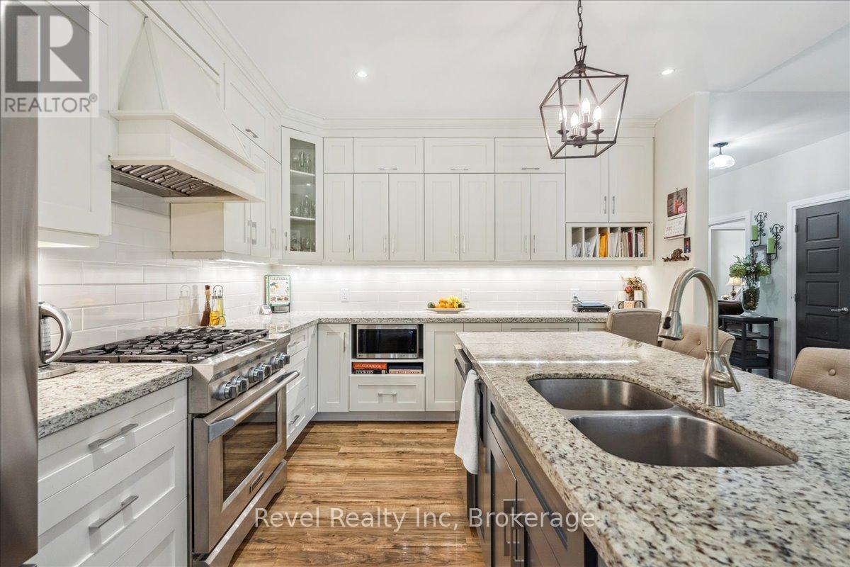 59 Trout Lane, Tiny, ON - Indoor Photo Showing Kitchen With Double Sink With Upgraded Kitchen